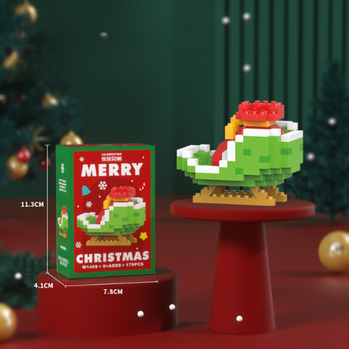 SANTA BLOCS™ – 12 Figurines de Noël Créatives