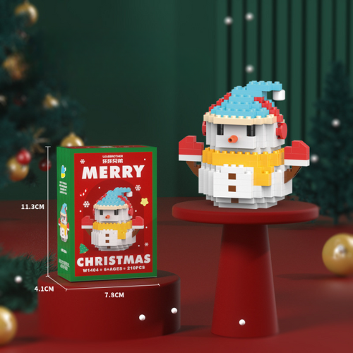 SANTA BLOCS™ – 12 Figurines de Noël Créatives
