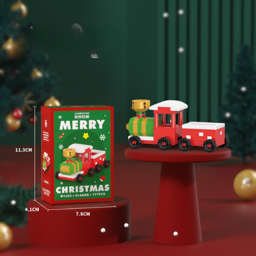 SANTA BLOCS™ – 12 Figurines de Noël Créatives