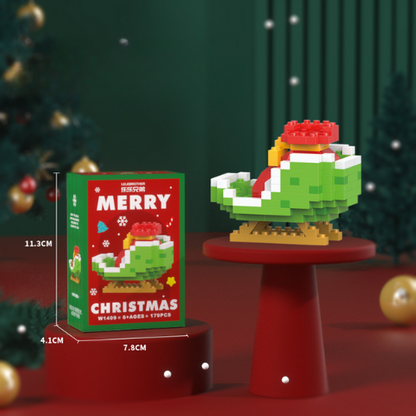SANTA BLOCS™ – 12 Figurines de Noël Créatives