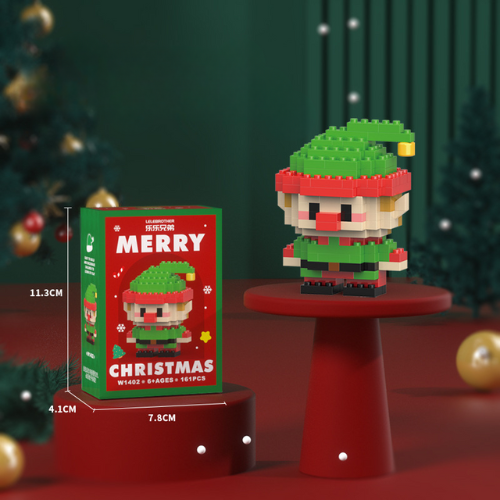SANTA BLOCS™ – 12 Figurines de Noël Créatives