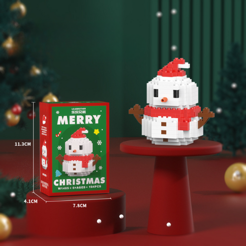 SANTA BLOCS™ – 12 Figurines de Noël Créatives