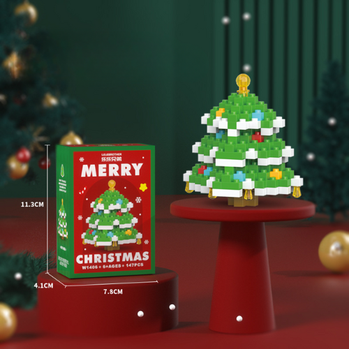 SANTA BLOCS™ – 12 Figurines de Noël Créatives